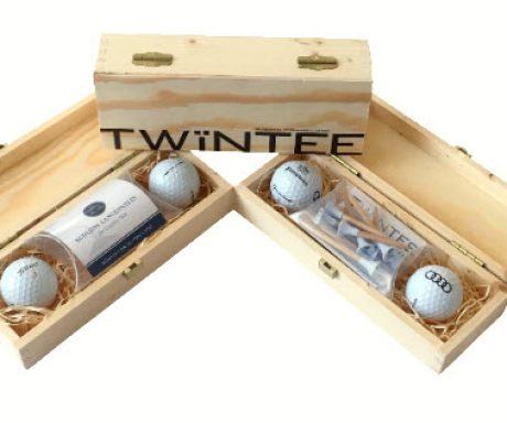 Twin-Tees en boîte en bois
